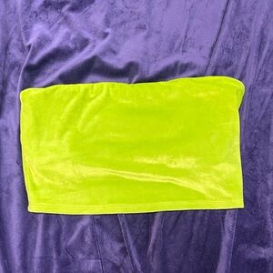 Aerie Bright Lime Green Tube Top